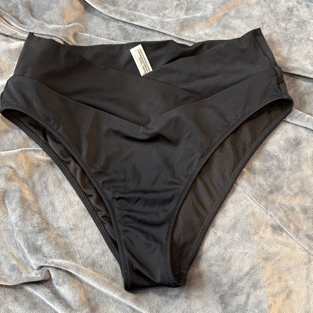PINK Victoria's Secret Black Bikini Bottoms
